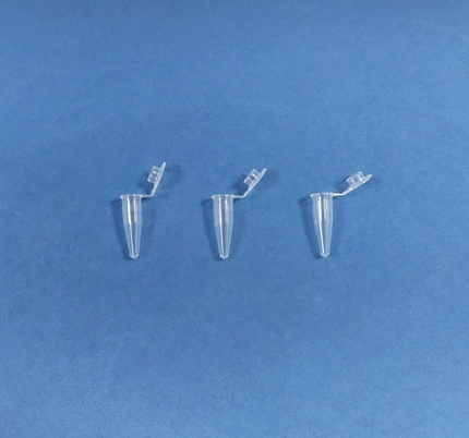 pcr single tube with cap clear