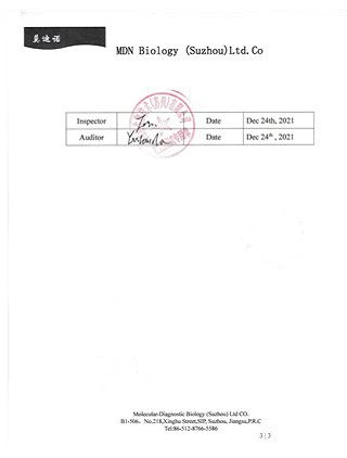 dnase rnase and pyrogen testing report 3