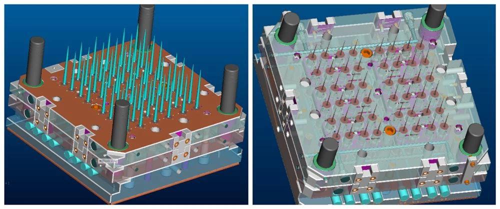 3-D mold design for automation tips