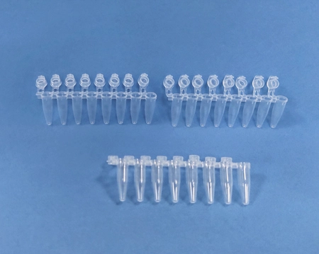 8-Strip PCR Tubes, Individual Caps